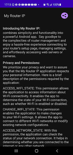 My Router IP (Setup Page) screenshot 3