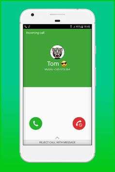 Fake Call From talk Tom screenshot 1