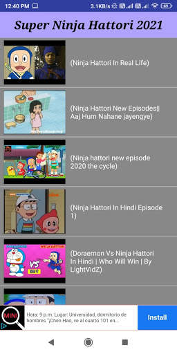 Super Ninja Hattori Videos 2021 screenshot 1