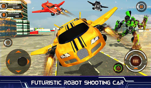 Real Robot Shooting Car Simulator: Robot Games 3D screenshot 8