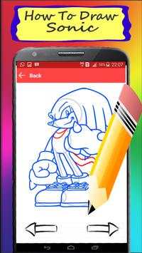 How to Draw Sonic Fans screenshot 2