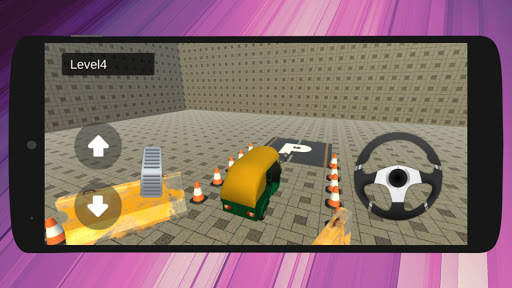 Auto Rickshaw Parking : Free Parking Game screenshot 2