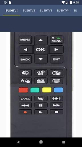 Bush TV Remote 4 تصوير الشاشة