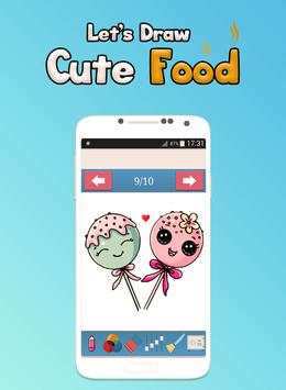 How to draw cute food characters screenshot 6
