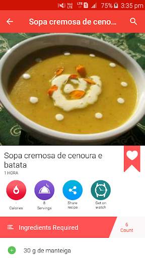 Receitas da sopa screenshot 3