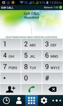 IGW CALL (Itel) Mobile Dialer screenshot 2