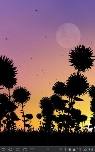 Sunflowers Free Live Wallaper screenshot 2