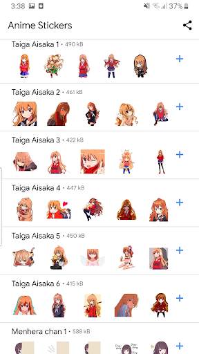 Anime Stickers (WAStickerApps) - Stickers Anime WA screenshot 3
