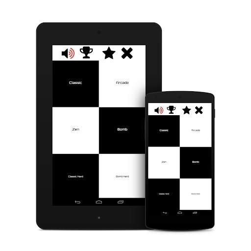 Tap Black and White Piano screenshot 5
