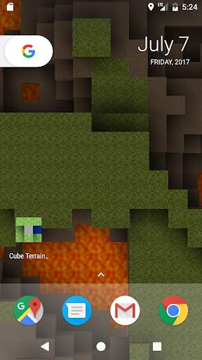 Cube Terrain 3D Live Wallpaper screenshot 4