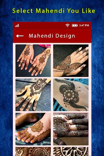 Mehndi designs(offline) screenshot 1