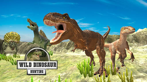 Wild Dinosaur Hunting Survival World screenshot 5