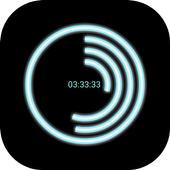 Neon Clock Live Free Wallpaper icon