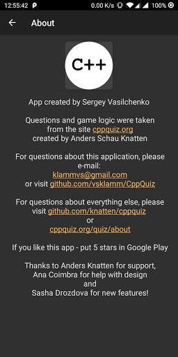 C   Quiz screenshot 5
