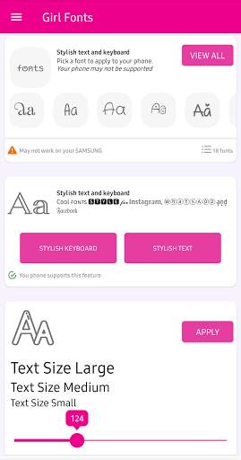 Girls Fonts for FlipFont screenshot 1