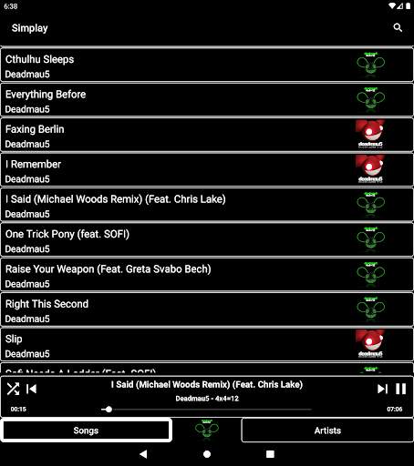 Simplay - a simple music player. screenshot 4