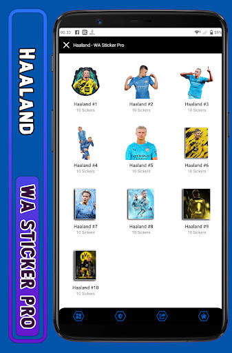 Haaland - WA Sticker Pro screenshot 1