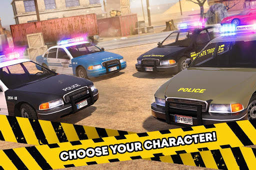 Cop Car Chase 🚨 Police Robber Racing City Crime screenshot 6