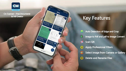 Cm Scanner – Free Documents & Pdf Creator screenshot 1