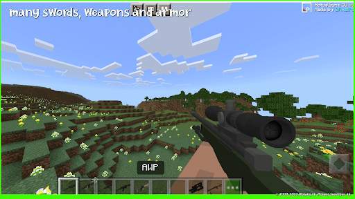weapons for minecraft pe screenshot 2