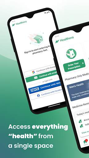 Healthera NHS Pharmacy App скриншот 1