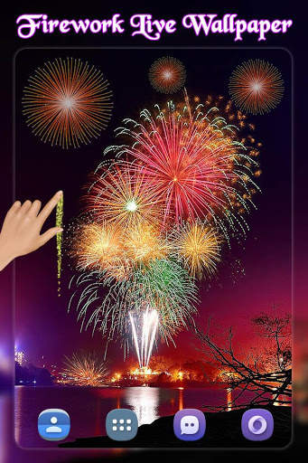 New Year Live Wallpaper 2021 - New Year Fireworks screenshot 3