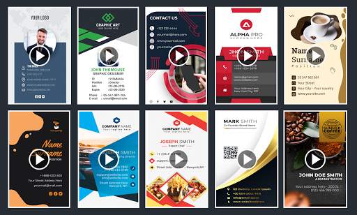 Video Business Card Maker: Visiting Card Maker screenshot 2