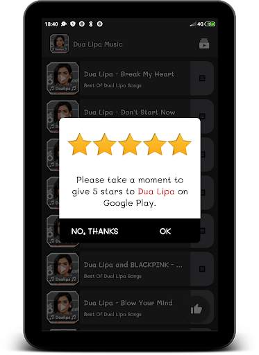 Dua Lipa Music Offline ( Best Songs) screenshot 4