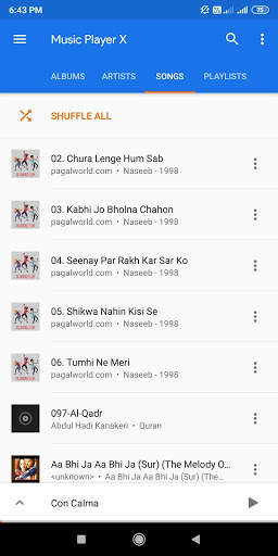Music Player X screenshot 2