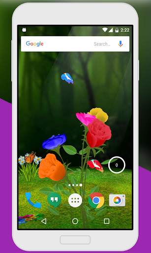 Rose 3D Live Wallpaper screenshot 2