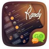 (FREE) GO SMS PRO RANDY THEME on 9Apps