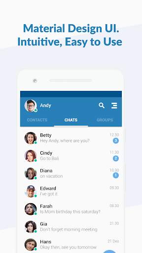 AstraChat - Direct XMPP Client screenshot 1