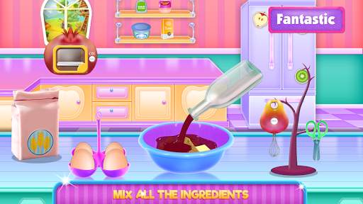 Fruit Chocolate Cake Cooking screenshot 1