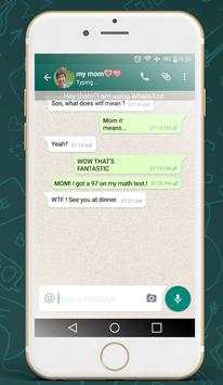 WhatsUp - fake chat conversation for whatsapp screenshot 3
