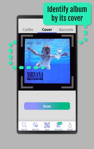 Record scanner/detector - Vinyl & CD recognition screenshot 1