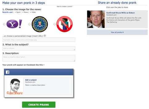 Fake Share - Facebook Prank screenshot 2