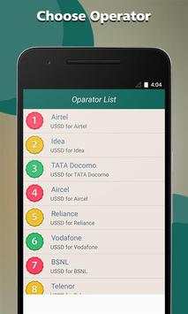 Mobile USSD Code India Network screenshot 2