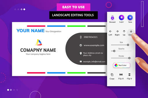 Digital Business Card Maker screenshot 2