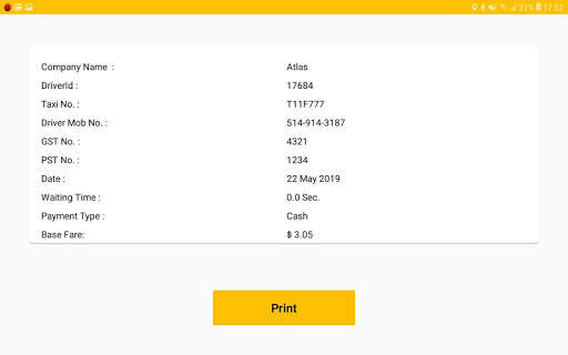 Taximo Driver 9 تصوير الشاشة