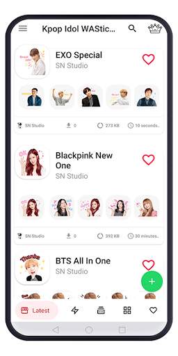 Kpop Idol Stickers for WhatsApp screenshot 1