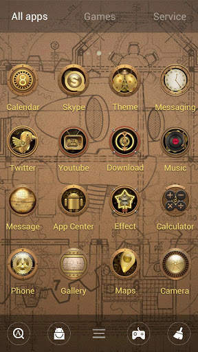 Steam Punk Go Launcher Theme screenshot 3
