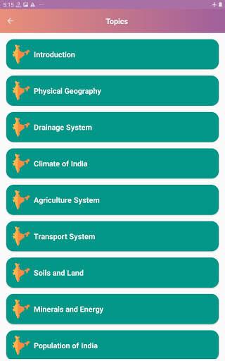 Indian Geography screenshot 2