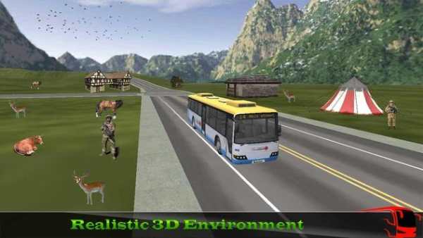 jalan raya bis parkir screenshot 1