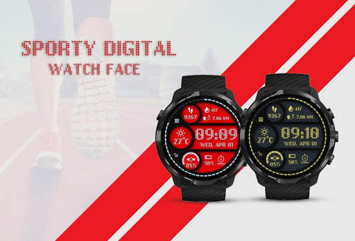 Sporty Digital Watch Face screenshot 3