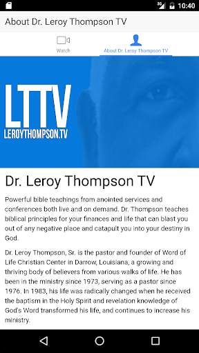 Dr. Leroy Thompson TV screenshot 3