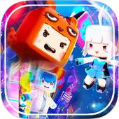 Keyboard Mini World Block Art 7.0