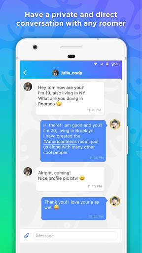 Roomco: chat rooms, date, fun screenshot 4