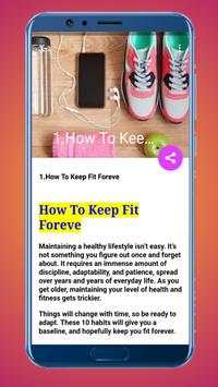 How Can We Stay Healthy and Fit All the Life screenshot 4