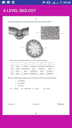 A-level Biology Pastpapers  Marking Schemes screenshot 4