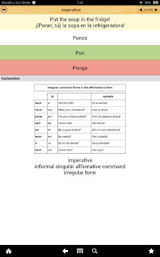 Spanish Grammar for English Speakers Lite screenshot 15